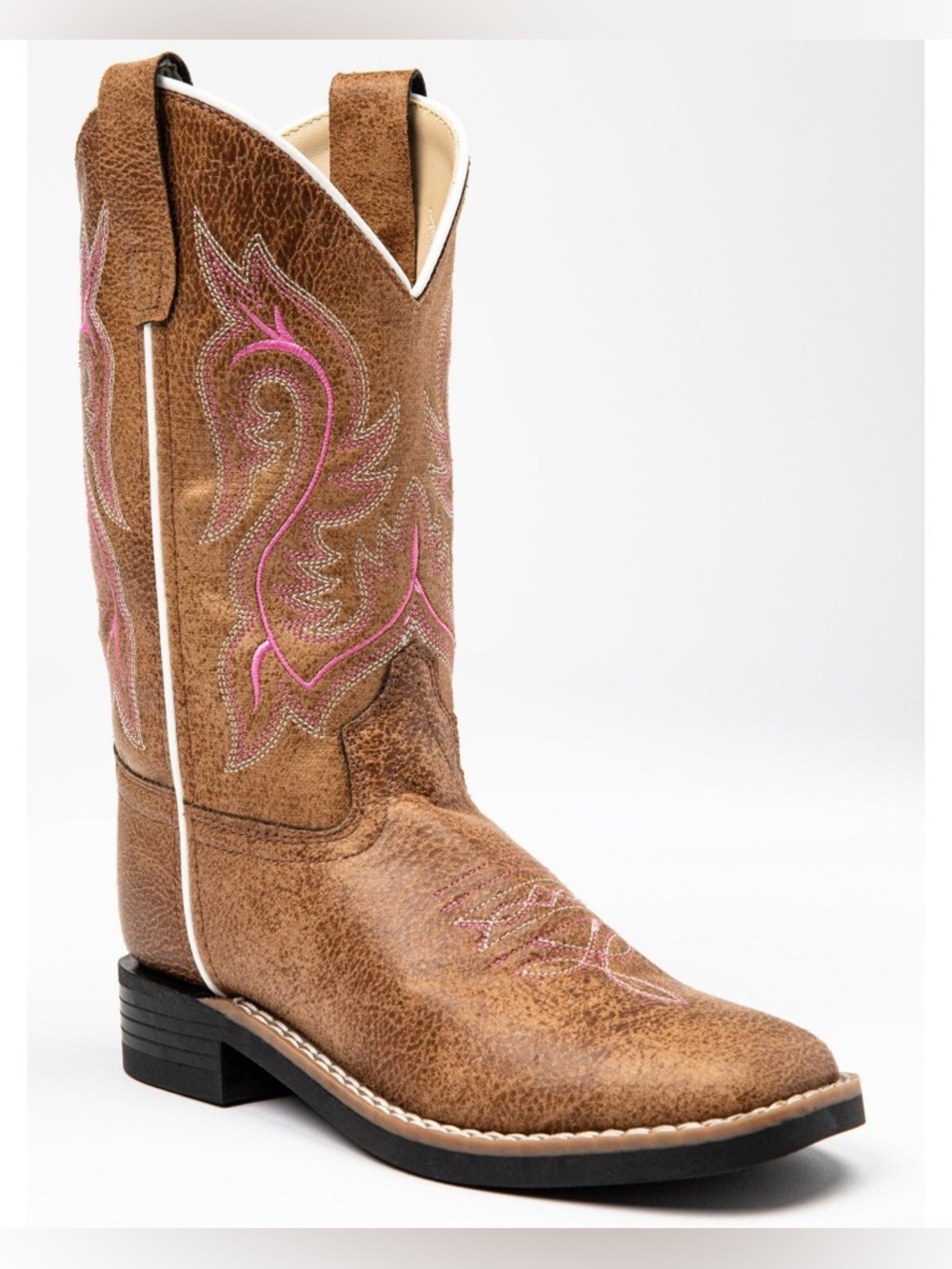Shyanne Embroidered Madison Western Square Toe Cowgirl Boots Toddler Girl Size 9